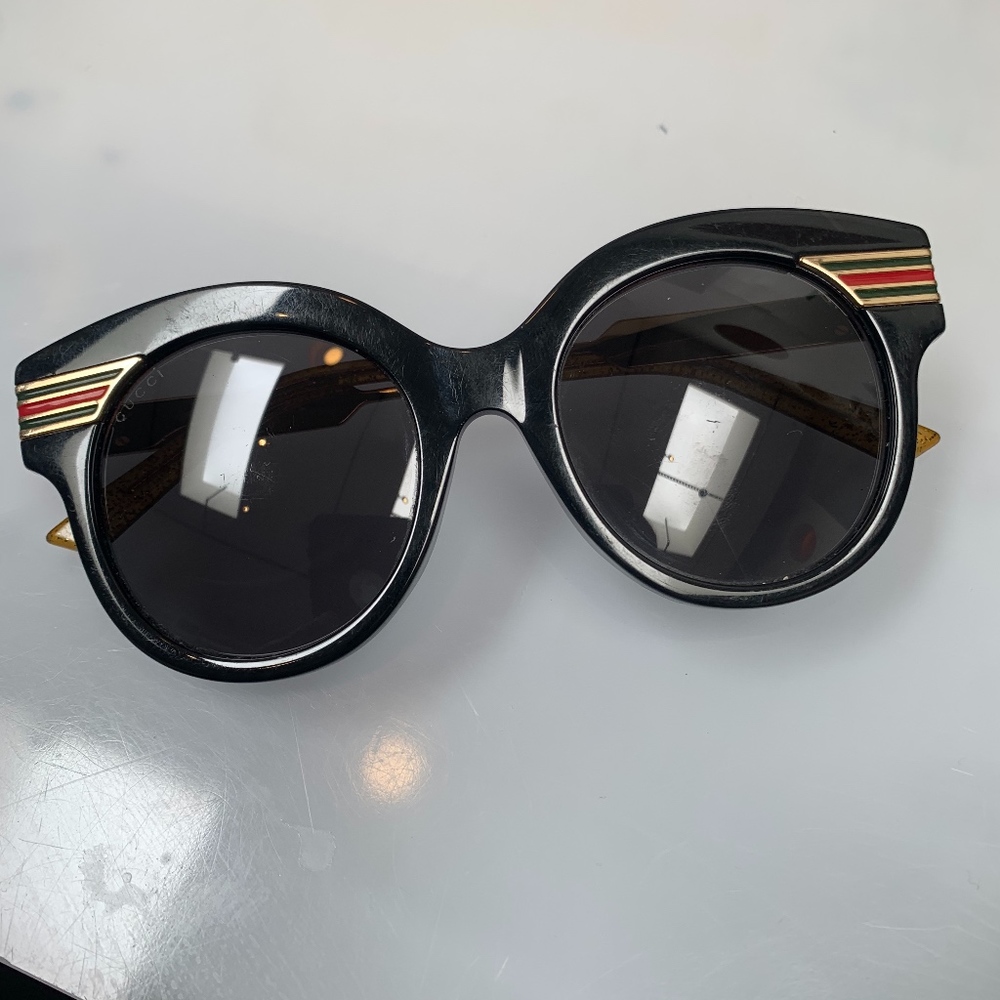 Gucci Oversize Cat Eye Acetate Sunglasses